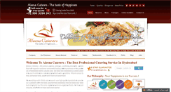 Desktop Screenshot of aleenacaterers.com